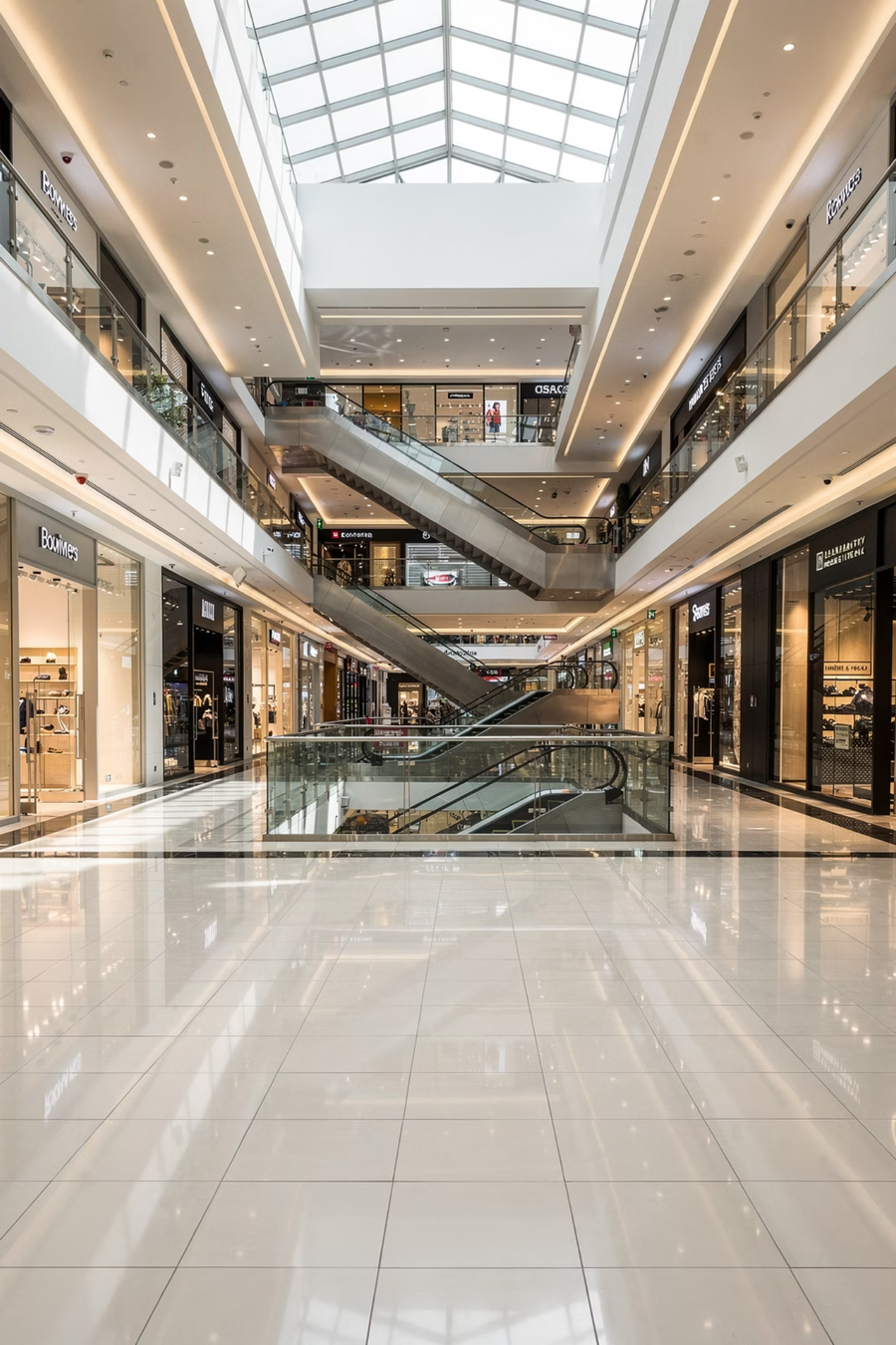 Commercial mall and high-footfall building operations