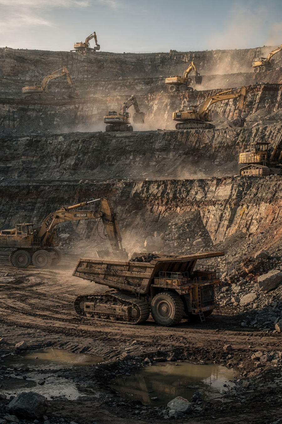 Metals and mining industrial floor
